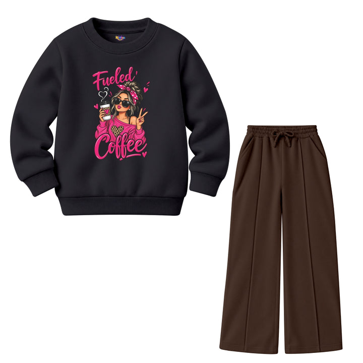 Coffee Lover Girl (Fleece Pair)