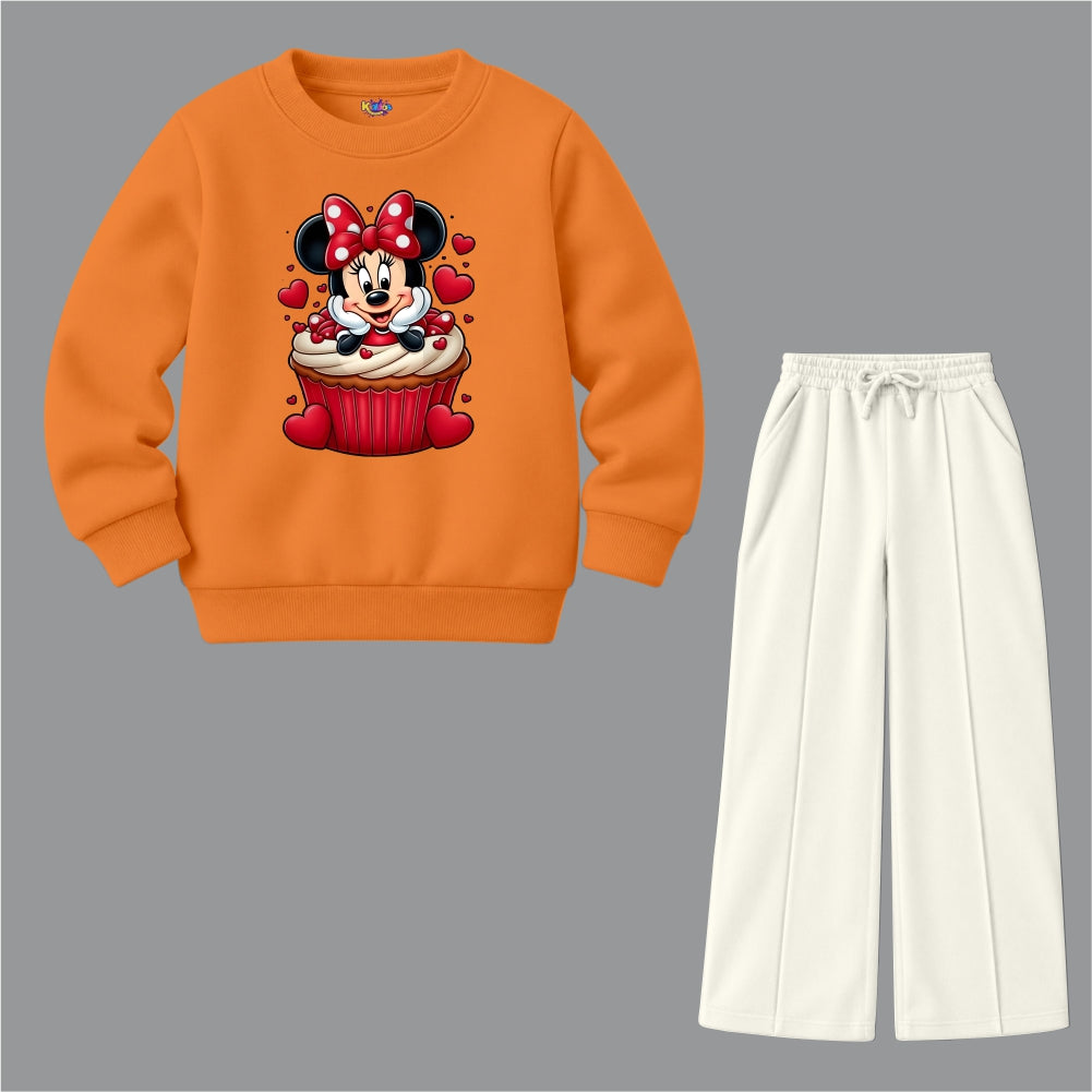 Mickey Heart Cup Cake (Fleece Pair)