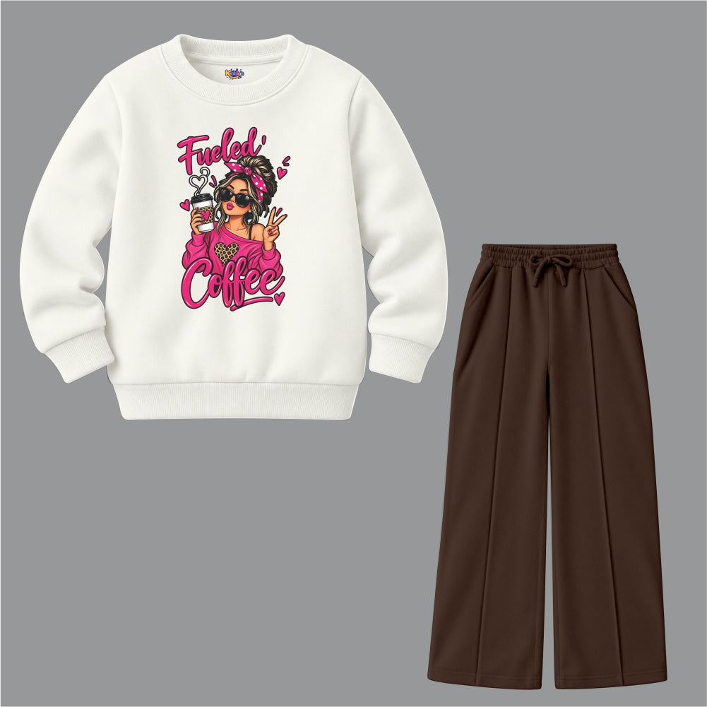 Coffee Lover Girl (Fleece Pair)
