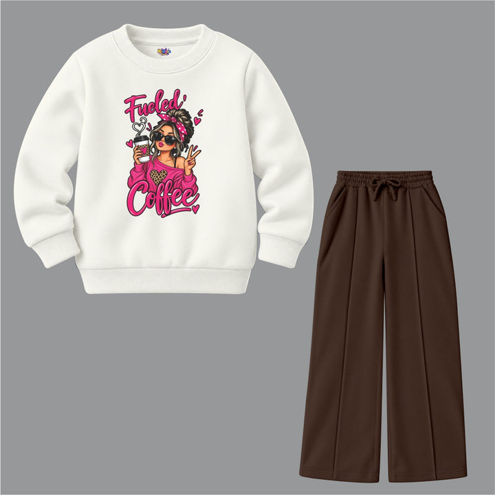 Coffee Lover Girl (Fleece Pair)