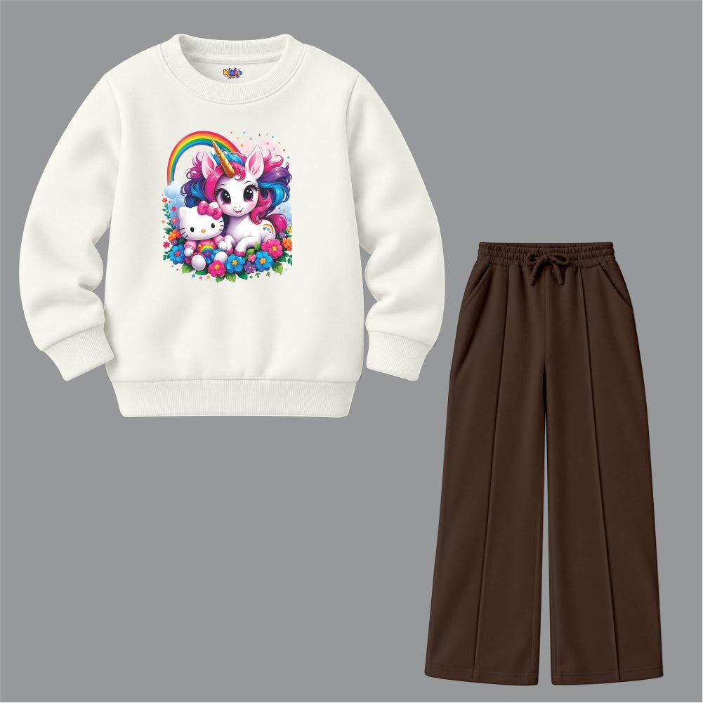 Hello Kitty Unicorn Rainbow (Fleece Pair)