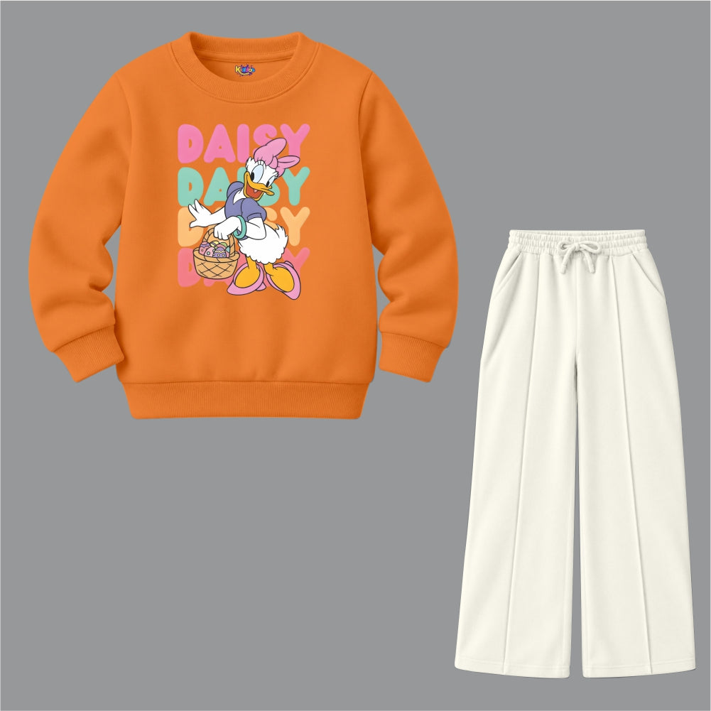 Daisy Little Girls Retro Duck (Fleece Pair)