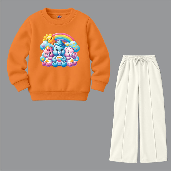 Girls Rainbow Bears (Fleece Pair)