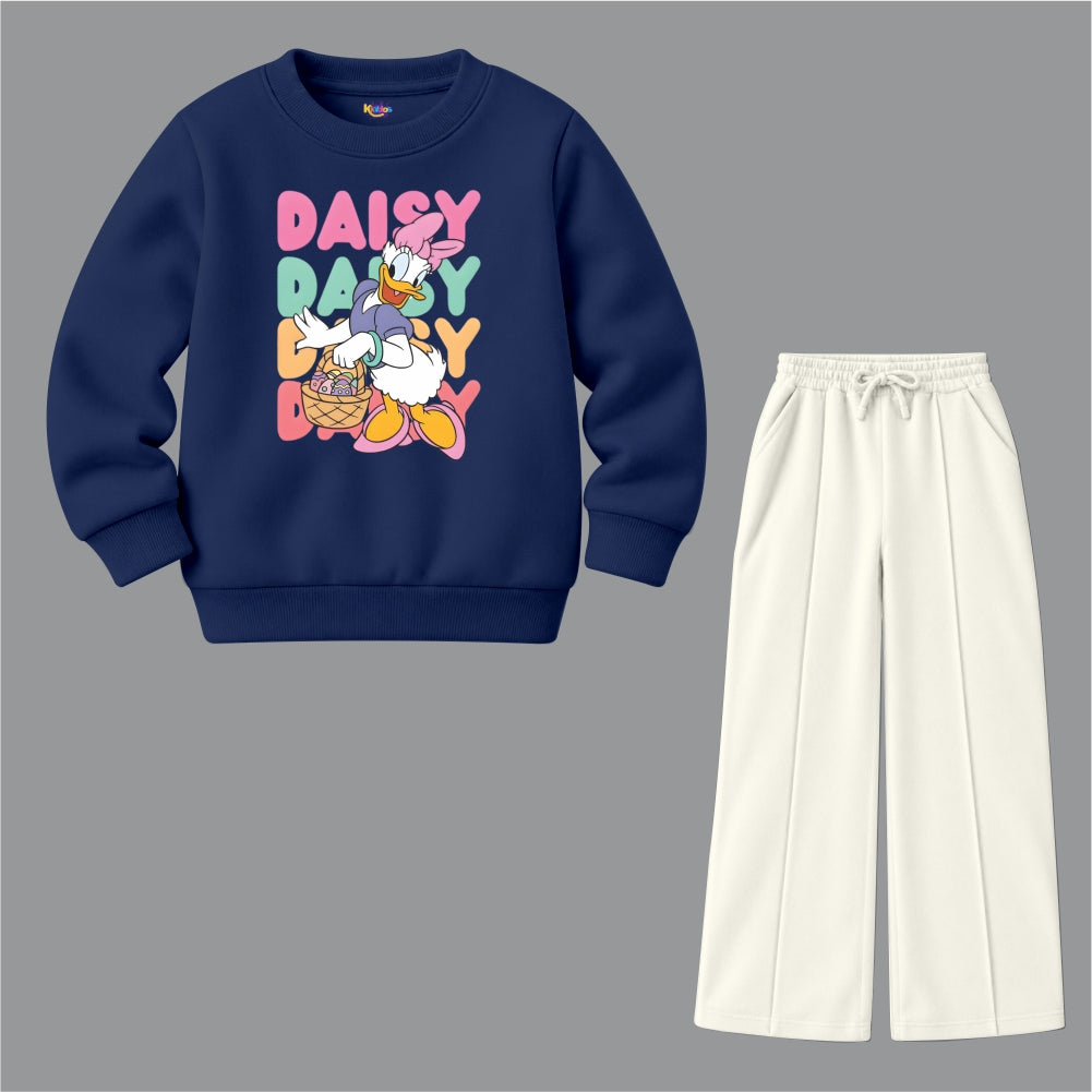 Daisy Little Girls Retro Duck (Fleece Pair)