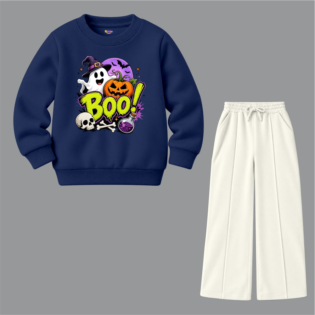 Boo Ghost Halloween (Fleece Pair)