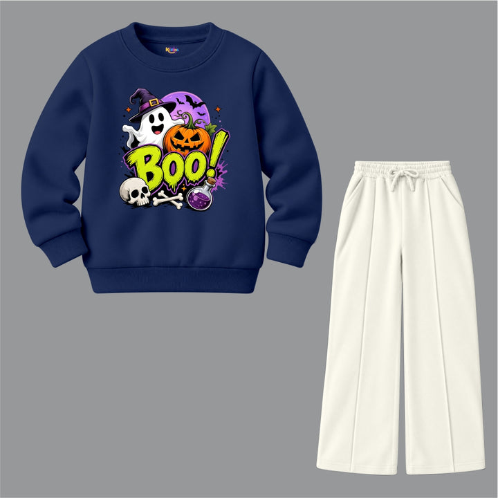 Boo Ghost Halloween (Fleece Pair)