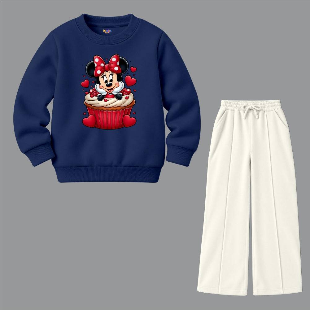 Mickey Heart Cup Cake (Fleece Pair)