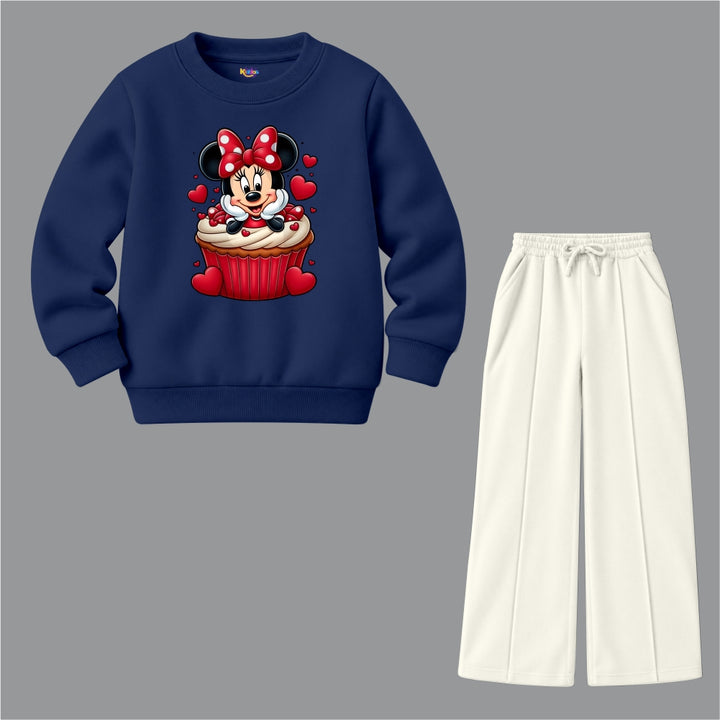 Mickey Heart Cup Cake (Fleece Pair)