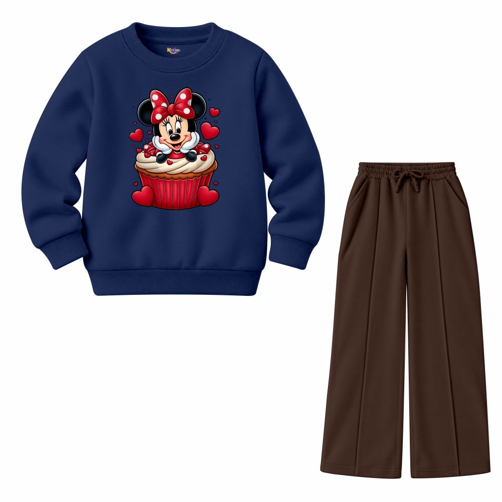 Mickey Heart Cup Cake (Fleece Pair)