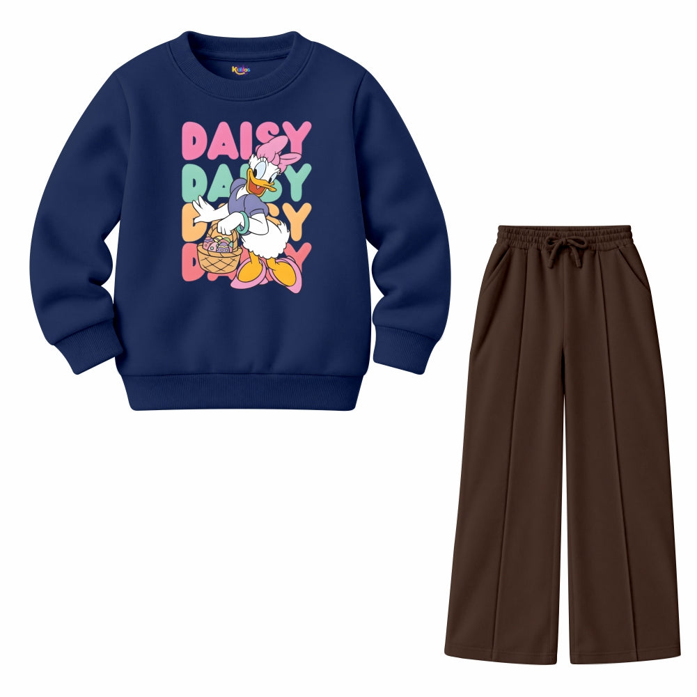 Daisy Little Girls Retro Duck (Fleece Pair)