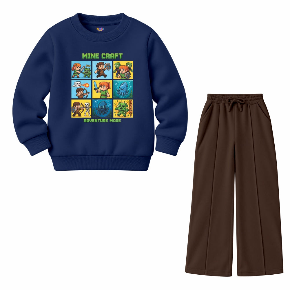 Boys Pixel Adventure (Fleece Pair)