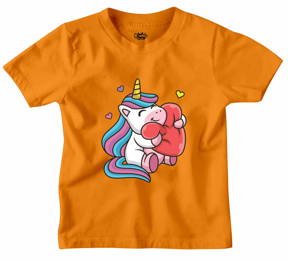 UNICORM WITH HEART T-SHIRT