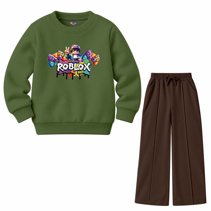 Roblox Noob with Game Controllers (Fleece Pair)