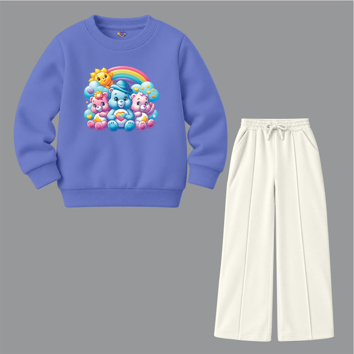 Girls Rainbow Bears (Fleece Pair)