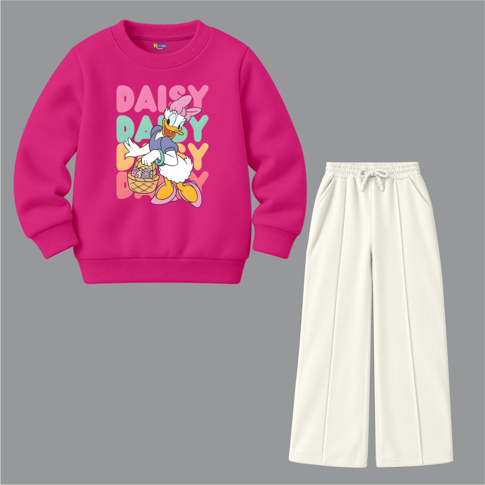 Daisy Little Girls Retro Duck (Fleece Pair)
