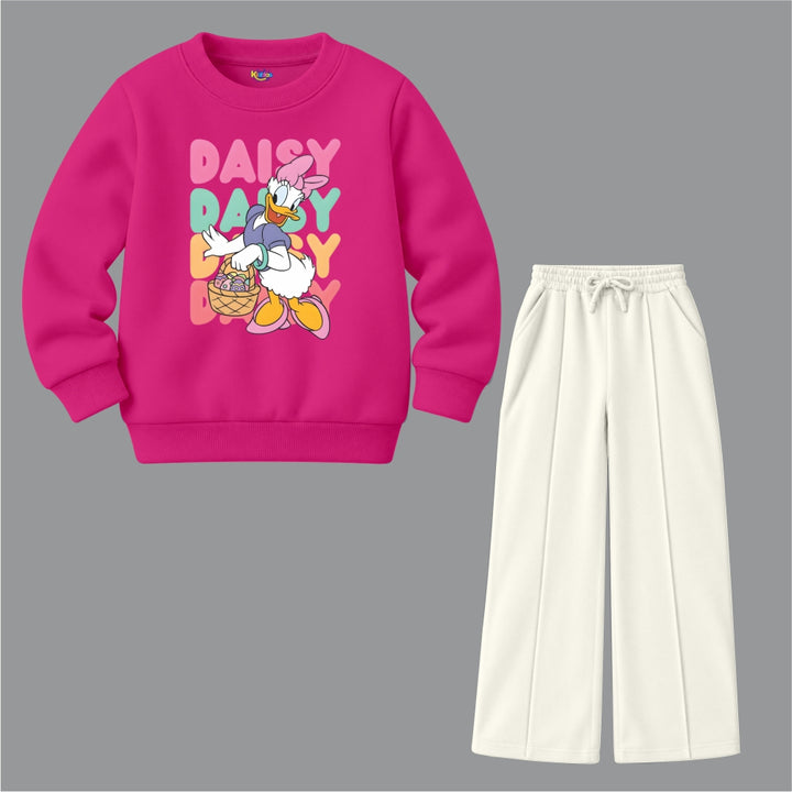 Daisy Little Girls Retro Duck (Fleece Pair)