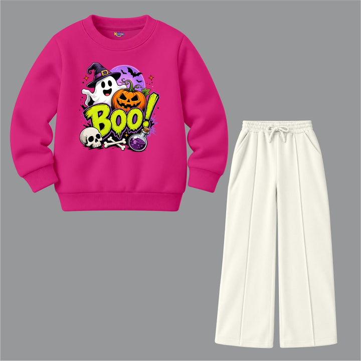 Boo Ghost Halloween (Fleece Pair)