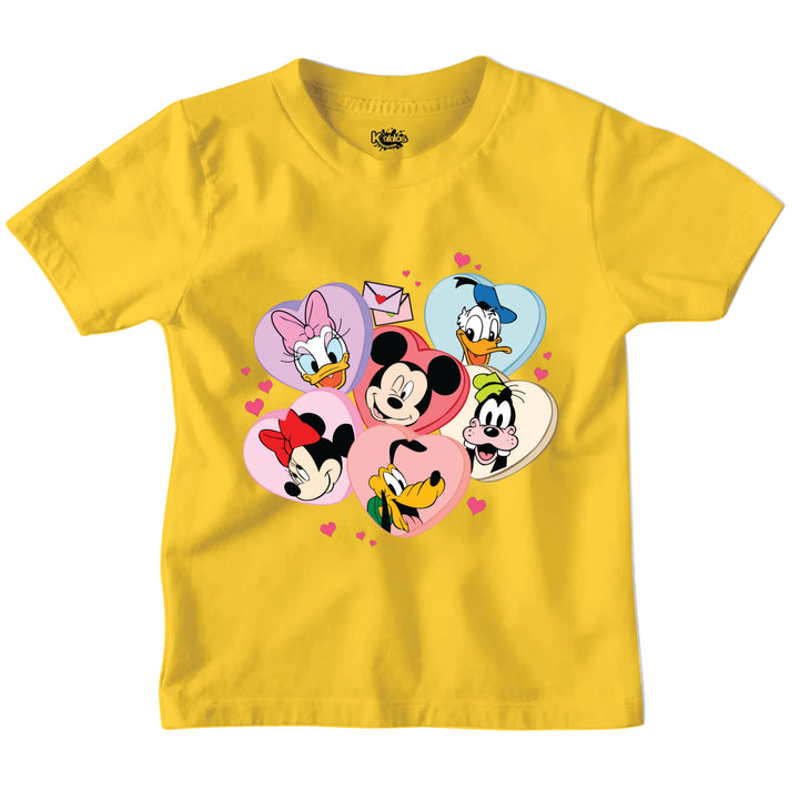 Mickey Mouse Family Hearts T-SHIRT