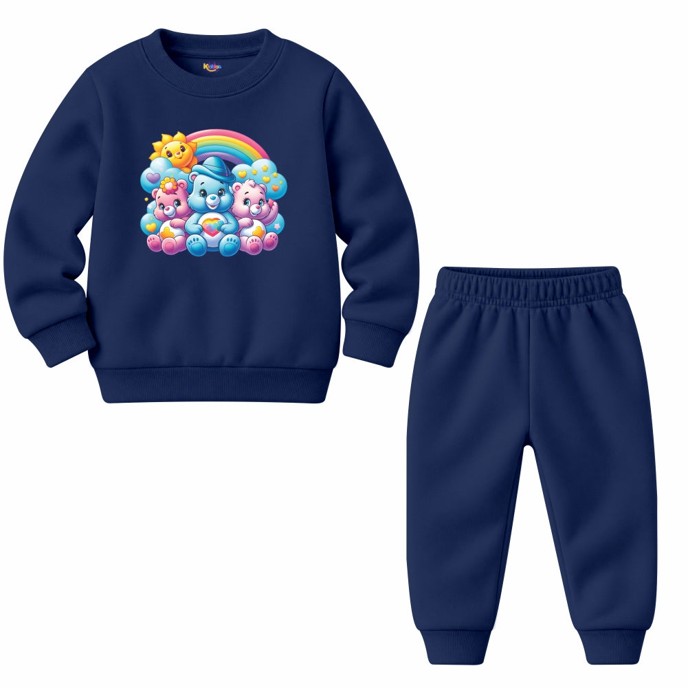 Girls Rainbow Bears (Fleece Pair)