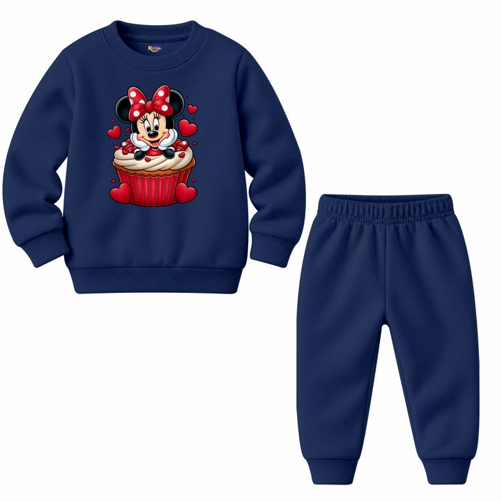 Mickey Heart Cup Cake (Fleece Pair)