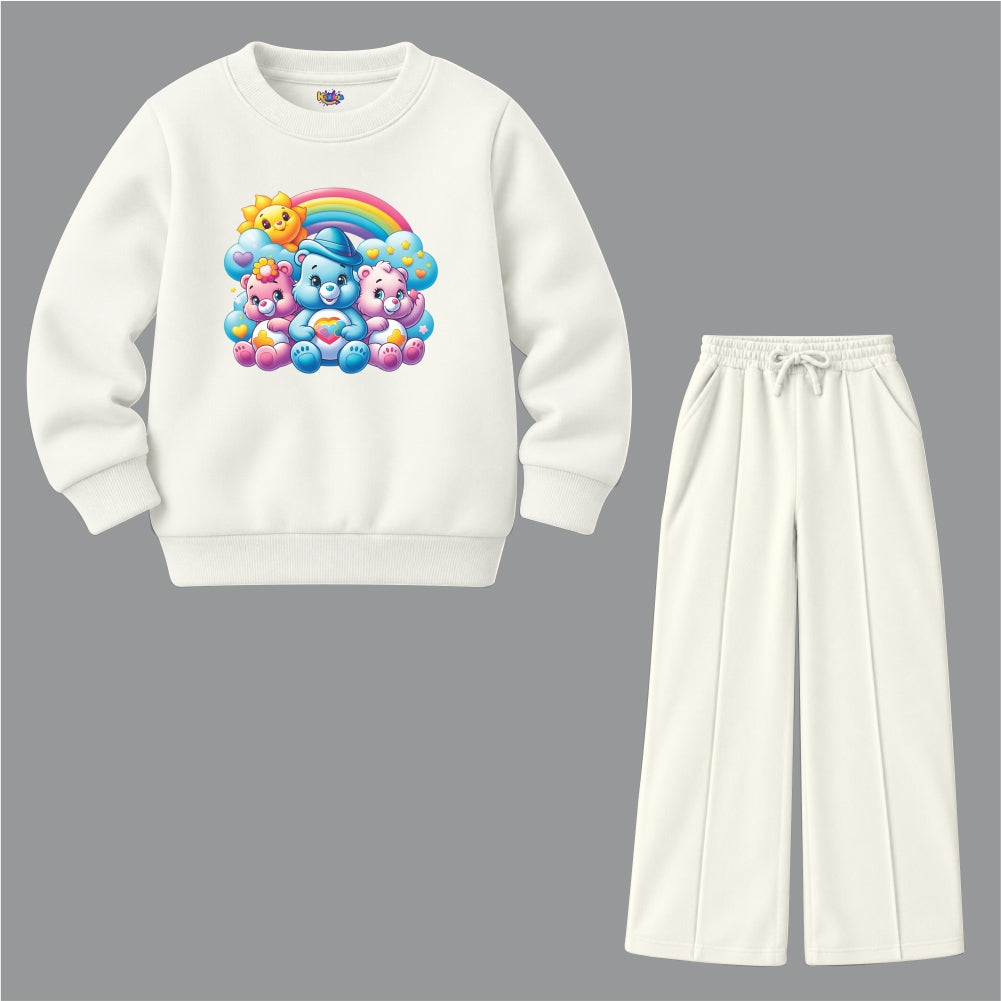 Girls Rainbow Bears (Fleece Pair)
