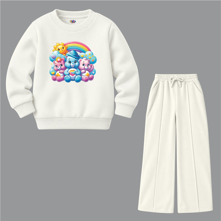 Girls Rainbow Bears (Fleece Pair)