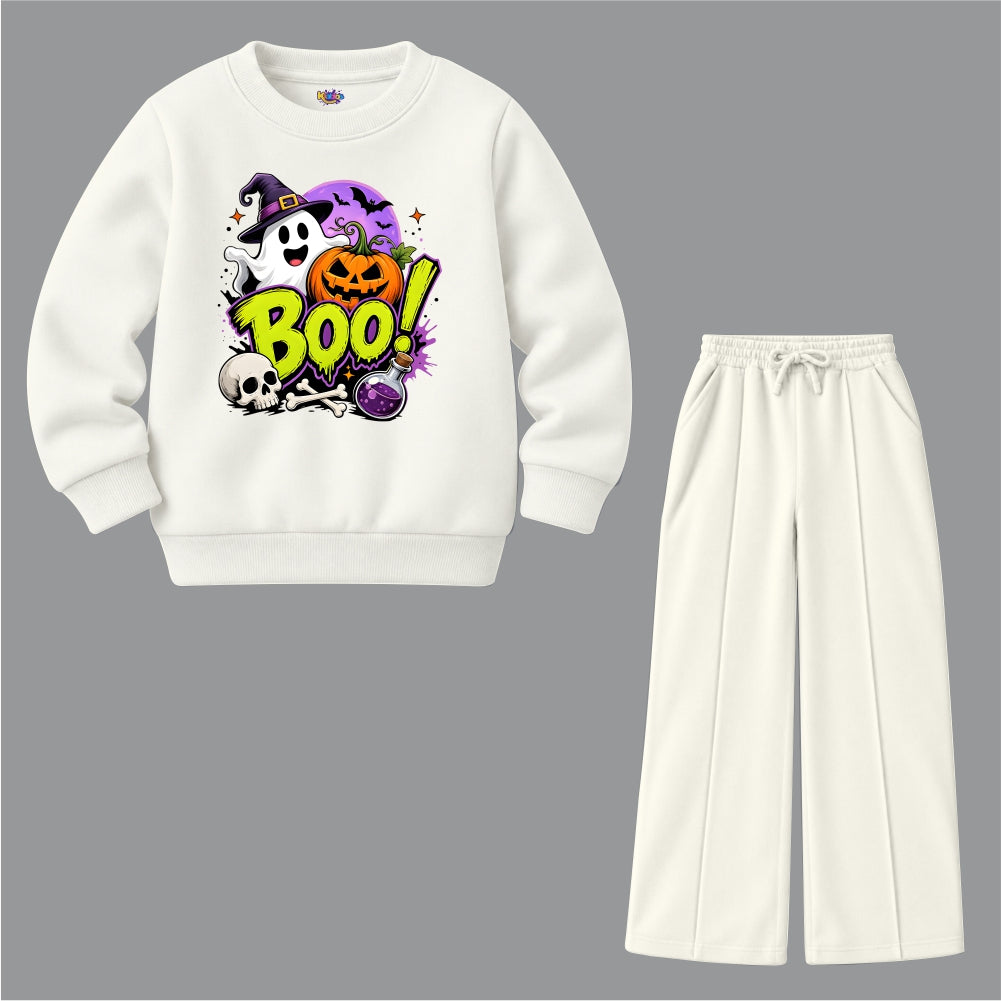 Boo Ghost Halloween (Fleece Pair)