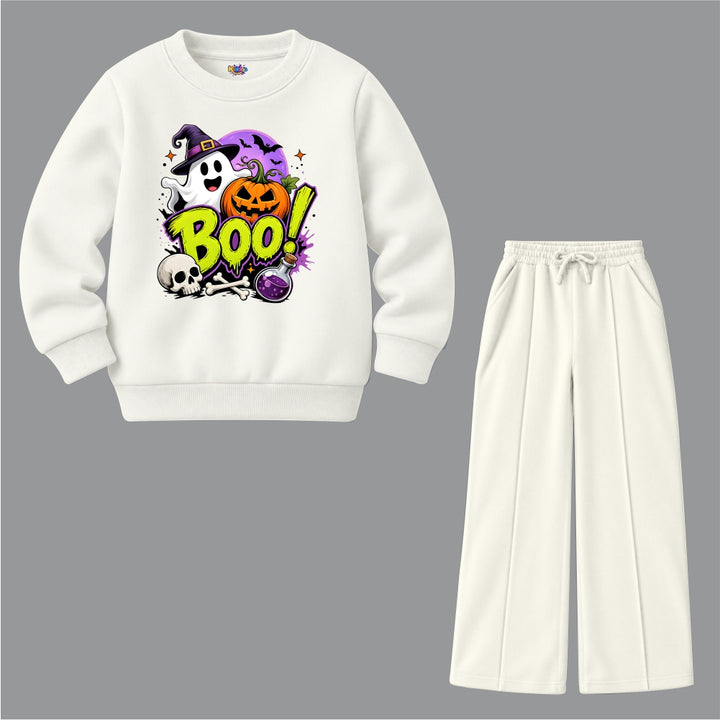 Boo Ghost Halloween (Fleece Pair)