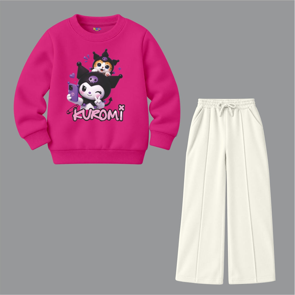 Kuromi Selfie - Sanrio Girls (Fleece Pair)