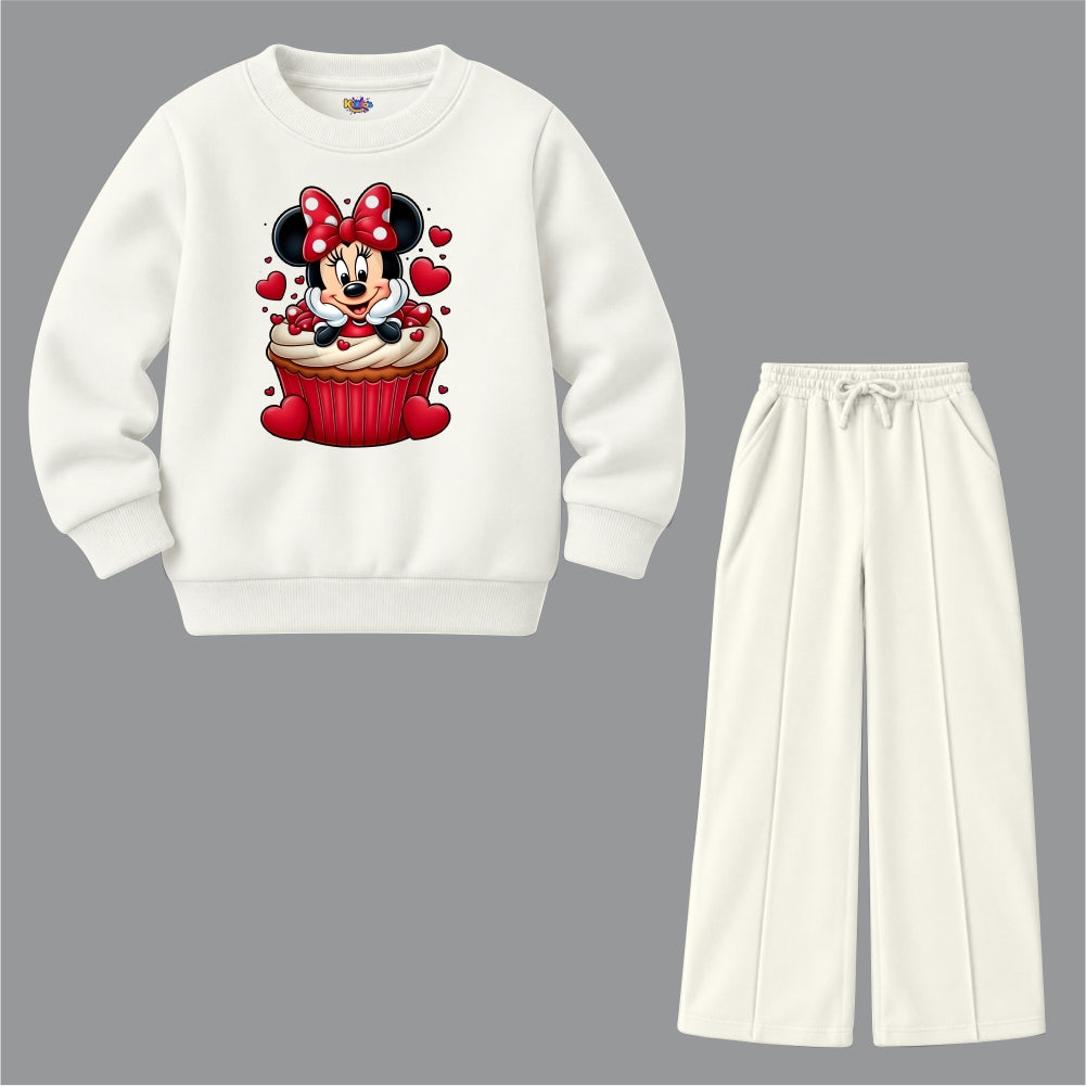 Mickey Heart Cup Cake (Fleece Pair)