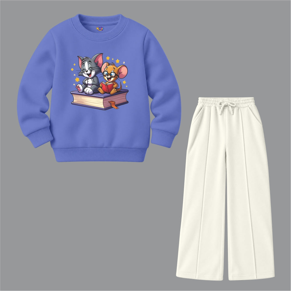 Tom & Jerry Friends Reading Book (Fleece Pair)