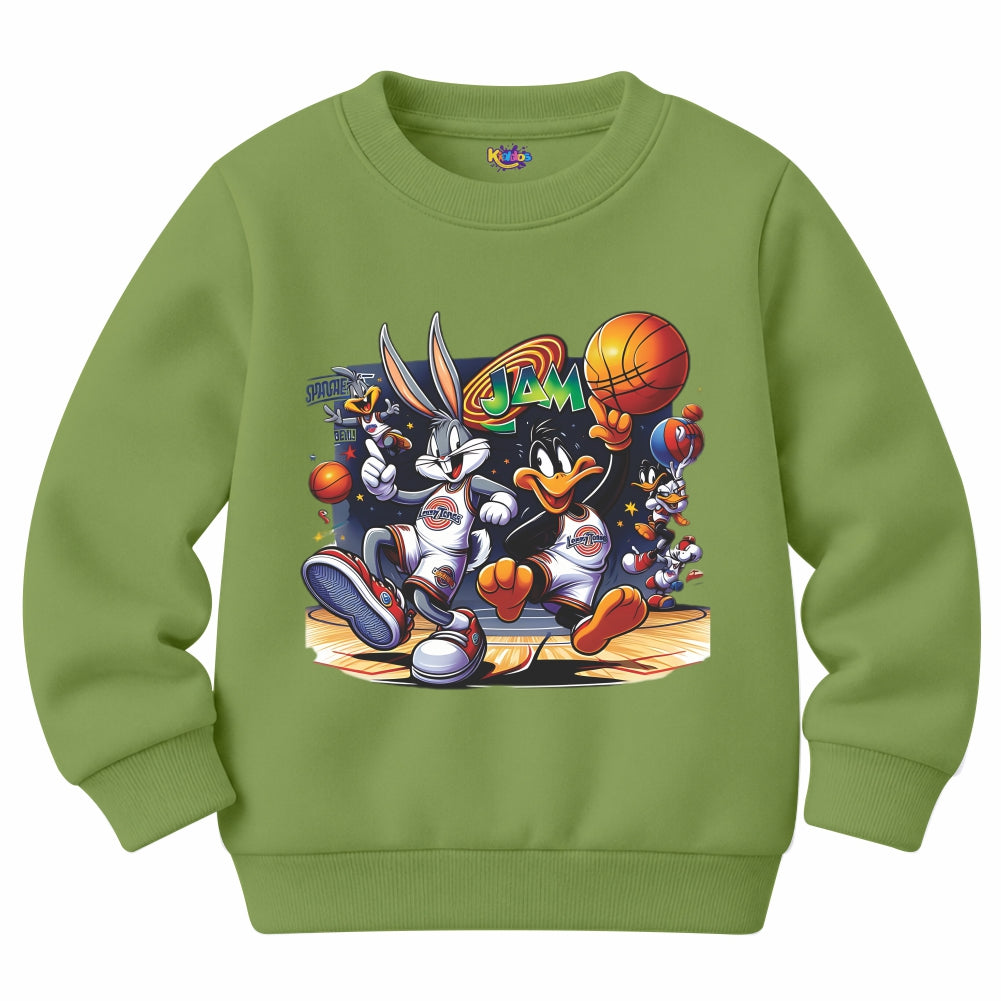 BUGS BUNNY WITH DAFFY DUCK Sweat Shirt for Winter