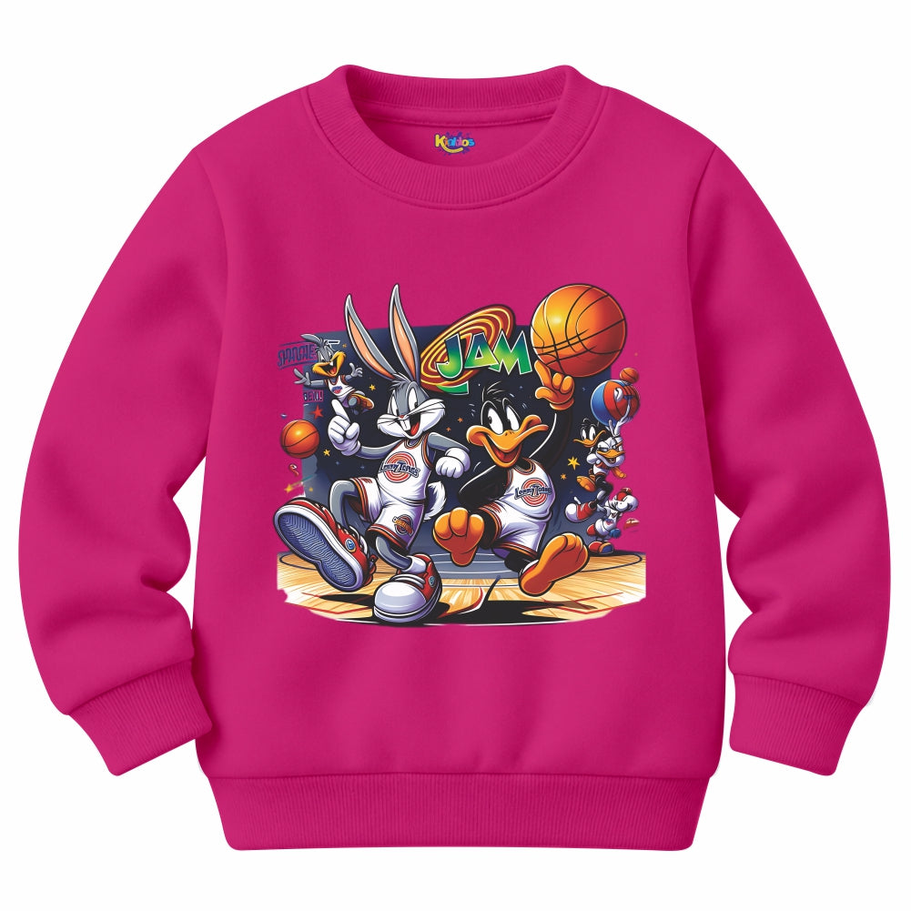 BUGS BUNNY WITH DAFFY DUCK Sweat Shirt for Winter
