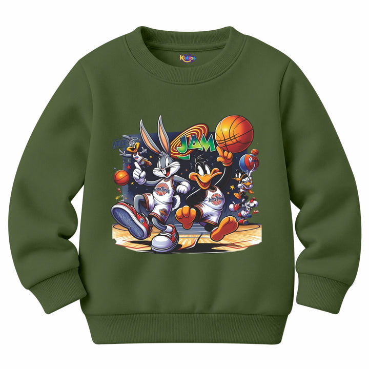 BUGS BUNNY WITH DAFFY DUCK Sweat Shirt for Winter