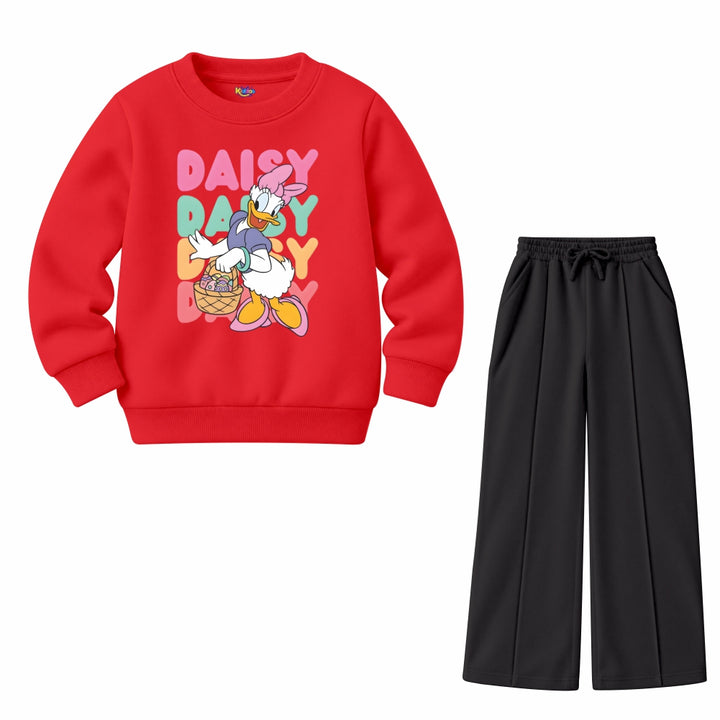 Daisy Little Girls Retro Duck (Fleece Pair)