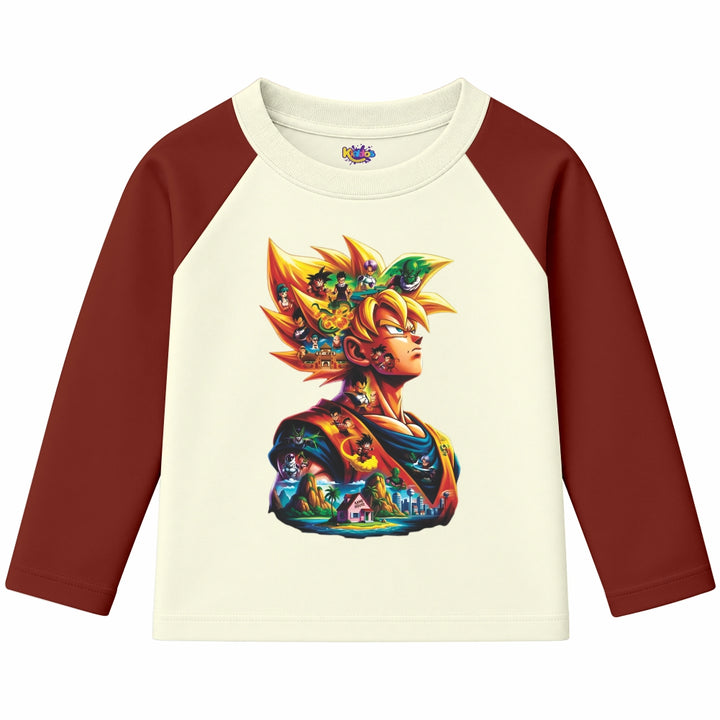 Goku Multiuniverse (Ragnal Sleeve Shirt)