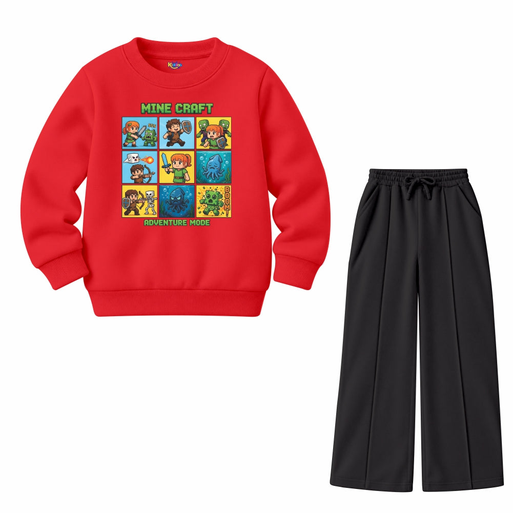 Boys Pixel Adventure (Fleece Pair)