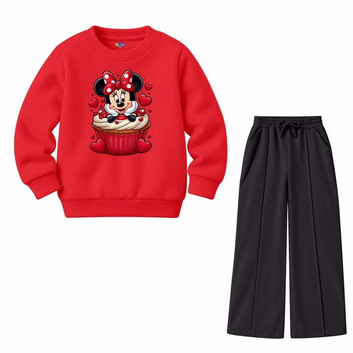 Mickey Heart Cup Cake (Fleece Pair)