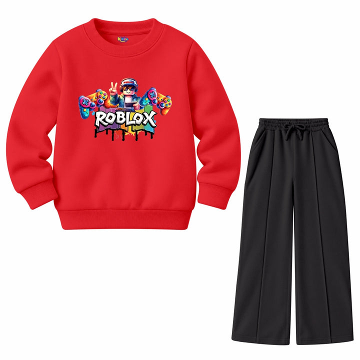 Roblox Noob with Game Controllers (Fleece Pair)