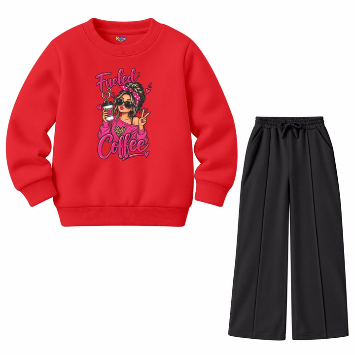 Coffee Lover Girl (Fleece Pair)