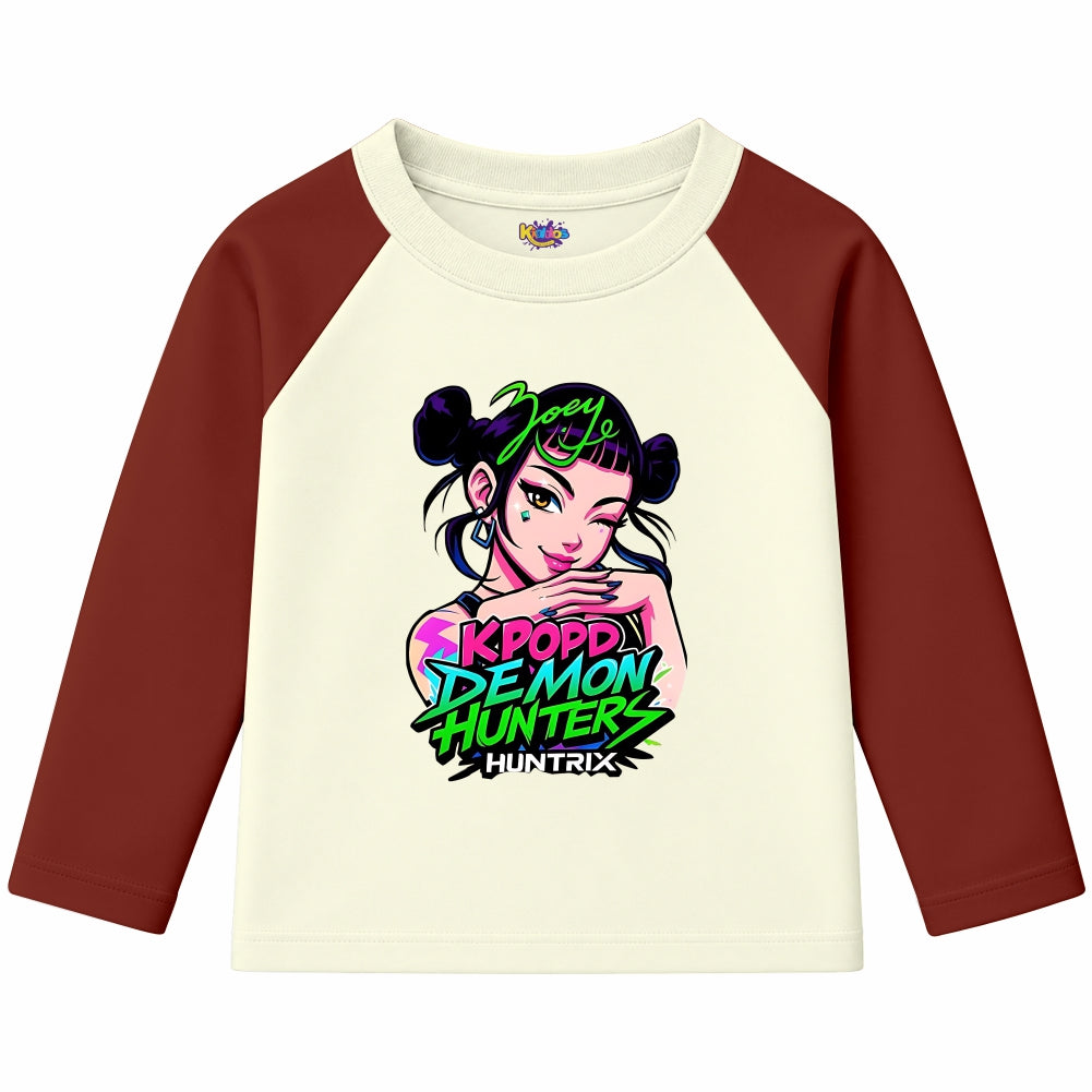 Zoey KPOP Demon Hunters (Ragnal Sleeve Shirt)