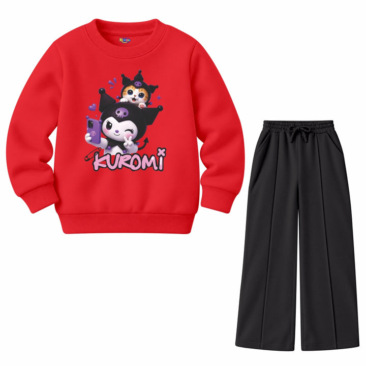Kuromi Selfie - Sanrio Girls (Fleece Pair)