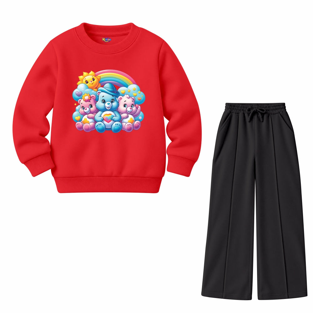 Girls Rainbow Bears (Fleece Pair)