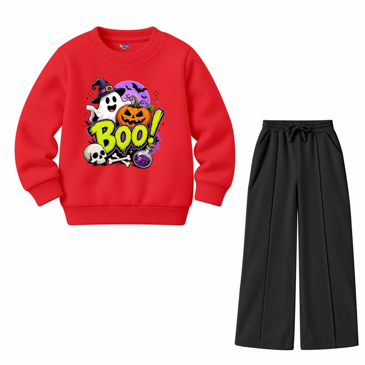 Boo Ghost Halloween (Fleece Pair)