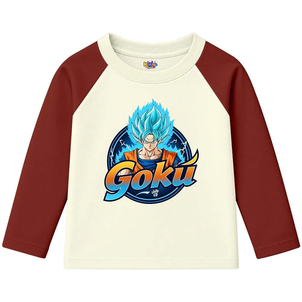 Goku Super Saiyan Blue (Ragnal Sleeve Shirt) (Copy)