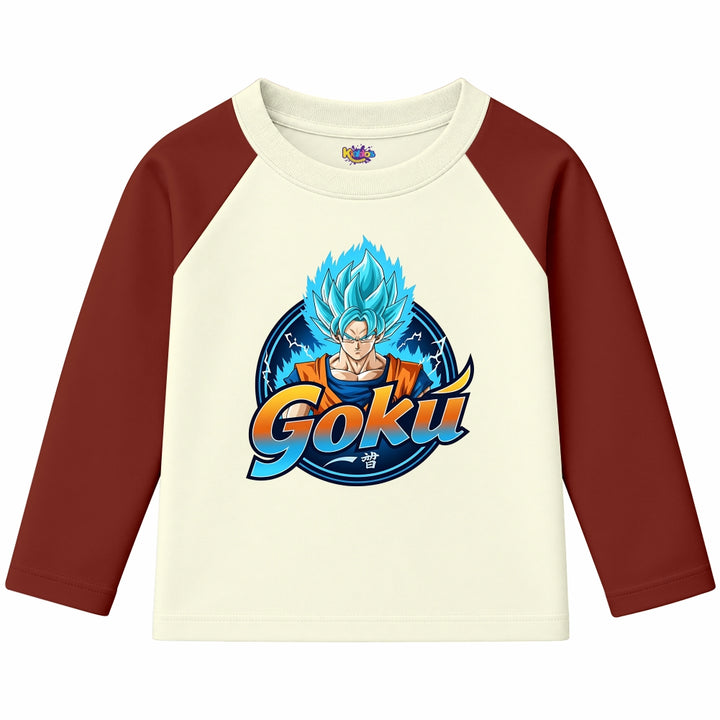 Goku Super Saiyan Blue (Ragnal Sleeve Shirt) (Copy)