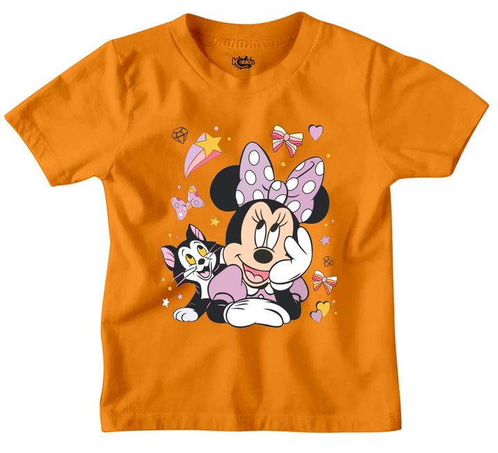 MINNIE MOUSE WITH CAT T-SHIRT