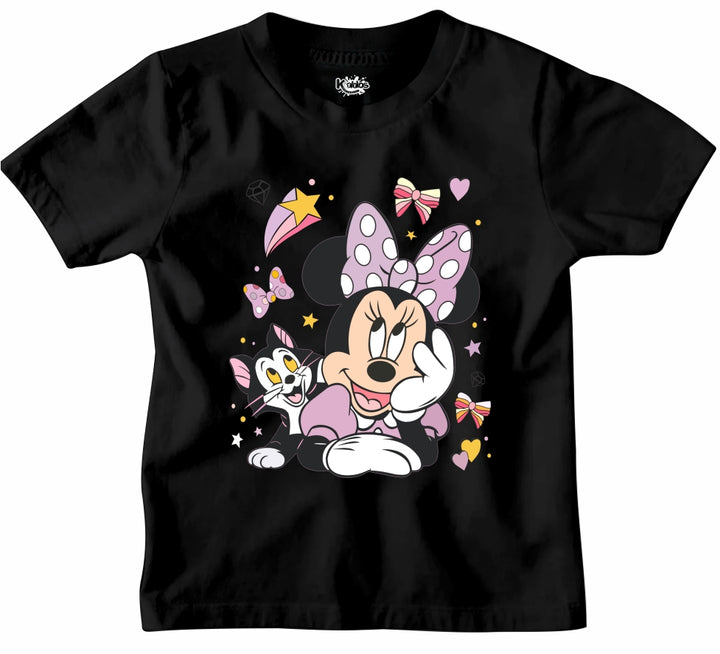 MINNIE MOUSE WITH CAT T-SHIRT