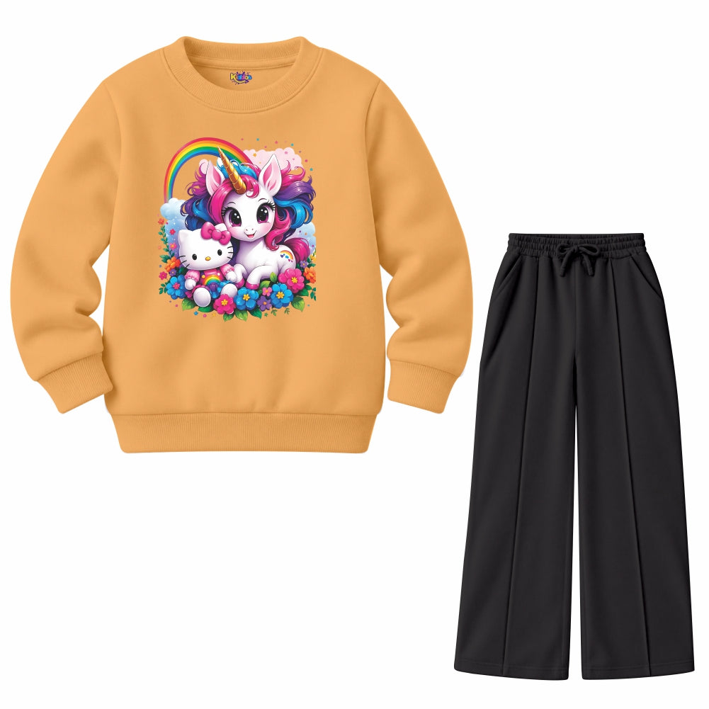 Hello Kitty Unicorn Rainbow (Fleece Pair)