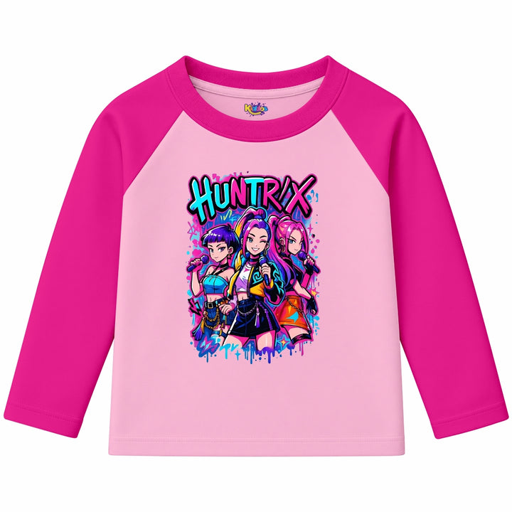 Demon Hunter Girls Huntrix (Ragnal Sleeve Shirt)
